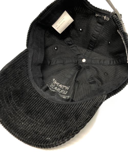 WTAPS（ダブルタップス）WTAPS (ダブルタップス) コーデュロイキャップ ブラック サイズ:X 00の古着・服飾アイテム
