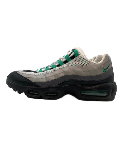 NIKE（ナイキ）NIKE (ナイキ) W AIR MAX 95 BLACK/STADIUM GREEN-PEARL GREY ブラック×グレー サイズ:29の古着・服飾アイテム