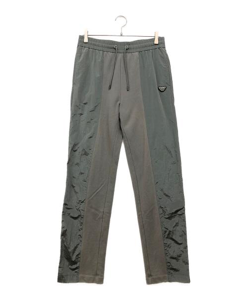 EMPORIO ARMANI（エンポリオ アルマーニ）EMPORIO ARMANI (エンポリオ アルマーニ) ナイロン切替パンツ グリーン サイズ:Mの古着・服飾アイテム