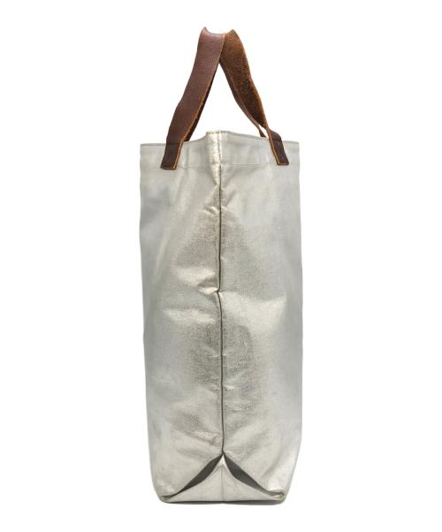 tricot COMME des GARCONS（トリココムデギャルソン）tricot COMME des GARCONS (トリココムデギャルソン) コーティングトートバッグ シルバーの古着・服飾アイテム