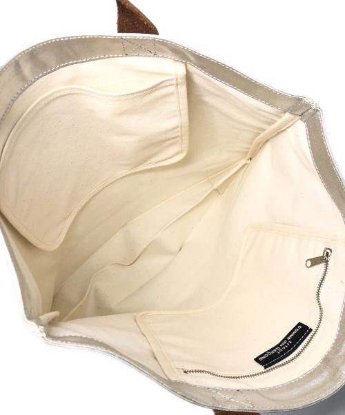 tricot COMME des GARCONS（トリココムデギャルソン）tricot COMME des GARCONS (トリココムデギャルソン) コーティングトートバッグ シルバーの古着・服飾アイテム