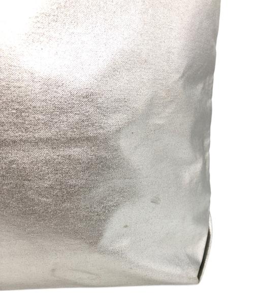 tricot COMME des GARCONS（トリココムデギャルソン）tricot COMME des GARCONS (トリココムデギャルソン) コーティングトートバッグ シルバーの古着・服飾アイテム