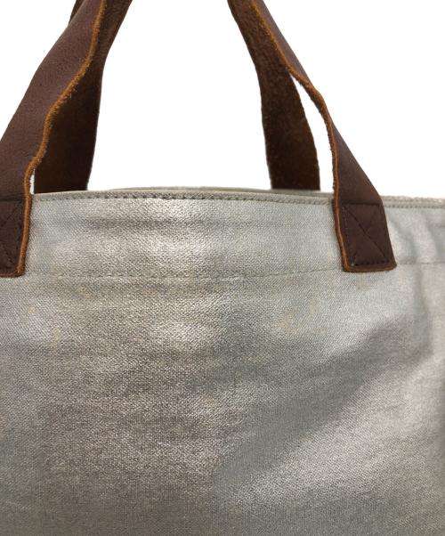 tricot COMME des GARCONS（トリココムデギャルソン）tricot COMME des GARCONS (トリココムデギャルソン) コーティングトートバッグ シルバーの古着・服飾アイテム
