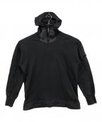 C.P COMPANYシーピーカンパニー）の古着「SMOCKED HOODIE」｜ブラック