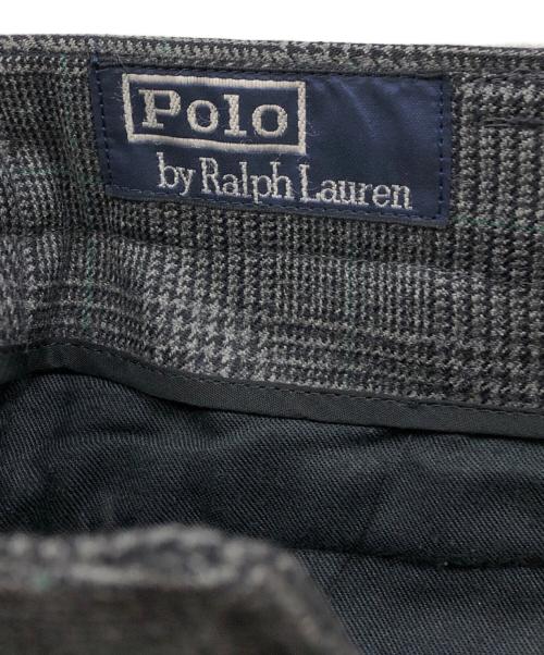 POLO RALPH LAUREN（ポロ・ラルフローレン）POLO RALPH LAUREN (ポロ・ラルフローレン) ウールツータックスラックス グレー サイズ:W30の古着・服飾アイテム