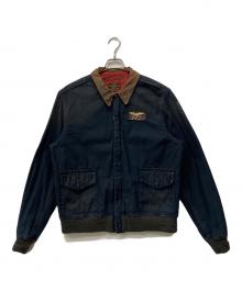 AVIREX（アヴィレックス）の古着「a-2フライトジャケット」｜ネイビー