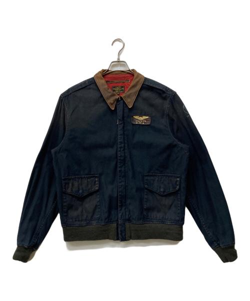 AVIREX（アヴィレックス）AVIREX (アヴィレックス) a-2フライトジャケット ネイビー サイズ:42の古着・服飾アイテム