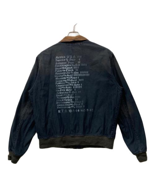 AVIREX（アヴィレックス）AVIREX (アヴィレックス) a-2フライトジャケット ネイビー サイズ:42の古着・服飾アイテム