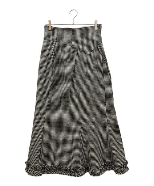 HOUGA MOEISHIDA（ホウガ）HOUGA MOEISHIDA (ホウガ) ODETTE SKIRT ベージュ×ブラック サイズ:未記載の古着・服飾アイテム