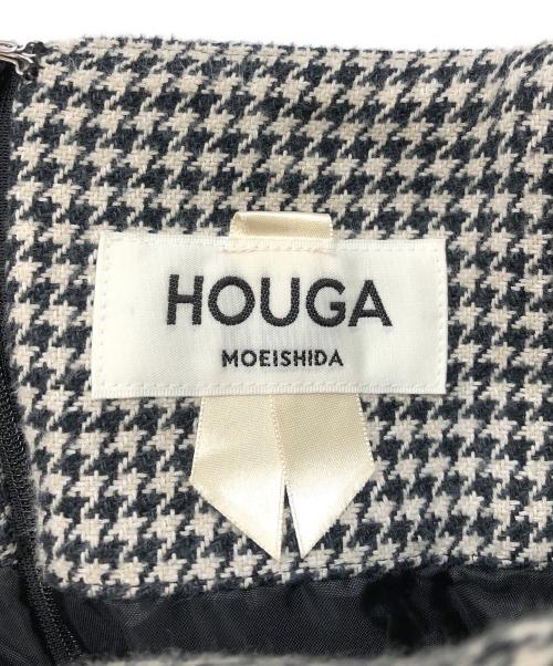 HOUGA MOEISHIDA（ホウガ）HOUGA MOEISHIDA (ホウガ) ODETTE SKIRT ベージュ×ブラック サイズ:未記載の古着・服飾アイテム