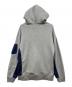 AVIREX (アヴィレックス) ナイロン切替フーディ グレー×ネイビー サイズ:2XL：6000円