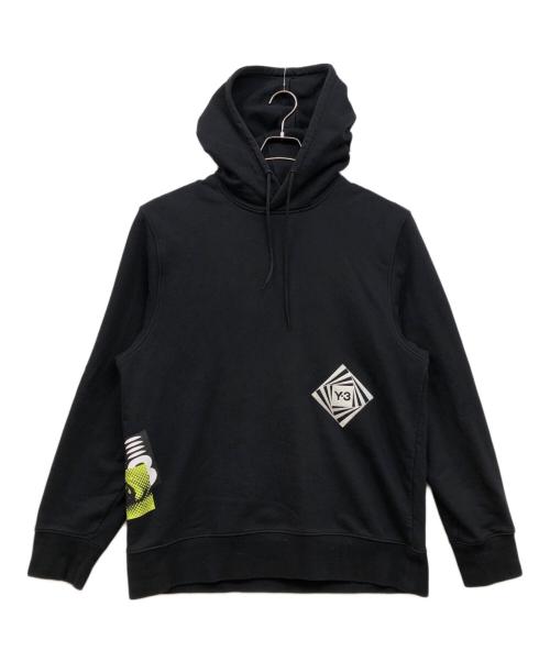 Y-3（ワイスリー）Y-3 (ワイスリー) M CH1 GFX HOODIE ブラック サイズ:Lの古着・服飾アイテム