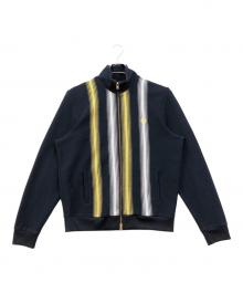 FRED PERRY（フレッドペリー）の古着「Ombre Stripe Track Jacket」｜ネイビー