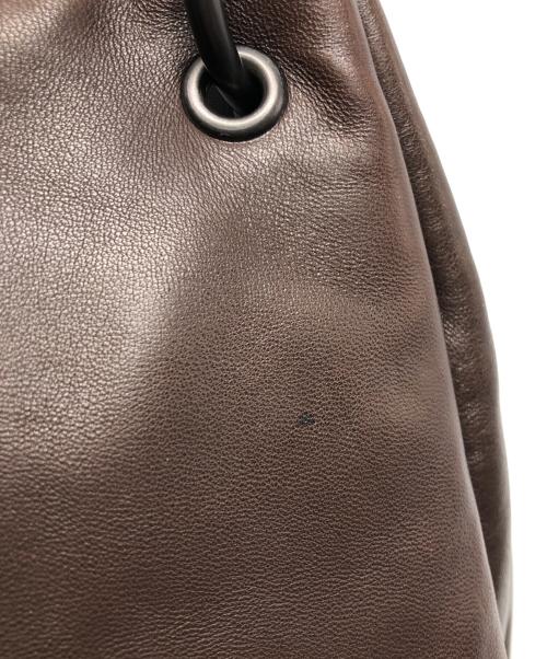 BOTTEGA VENETA（ボッテガベネタ）BOTTEGA VENETA (ボッテガベネタ) イントレチャートワンショルダーバッグ ブラウンの古着・服飾アイテム