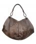 BOTTEGA VENETA（ボッテガベネタ）の古着「イントレチャートワンショルダーバッグ」｜ブラウン