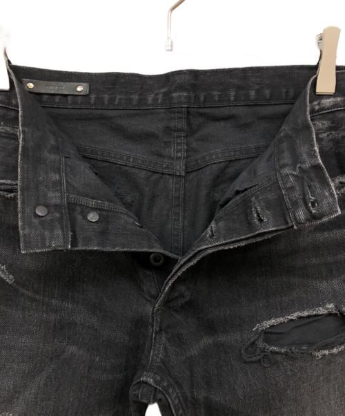 MINEDENIM（マインデニム）MINEDENIM (マインデニム) S.Slim Flare STR 5pocket ブラック サイズ:6の古着・服飾アイテム