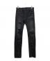MINEDENIM（マインデニム）の古着「S.Slim Flare STR 5pocket」｜ブラック