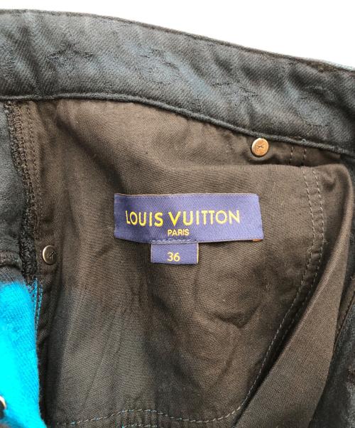 LOUIS VUITTON（ルイ ヴィトン）LOUIS VUITTON (ルイ ヴィトン) モノグラムジャガード レインボー バギーデニムパンツ マルチカラー サイズ:36の古着・服飾アイテム
