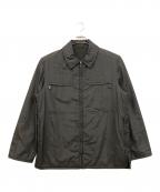 HERMESエルメス）の古着「カシミヤライニングジップアップジャケット」｜グリーン