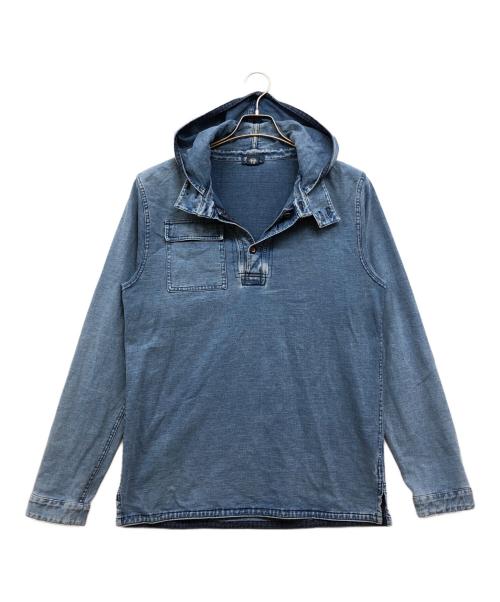 POLO RALPH LAUREN（ポロ・ラルフローレン）POLO RALPH LAUREN (ポロ・ラルフローレン) デニムアノラックパーカー インディゴ サイズ:XLの古着・服飾アイテム