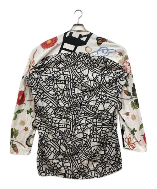 Vivienne Westwood man（ヴィヴィアン ウェストウッド マン）Vivienne Westwood man (ヴィヴィアン ウェストウッド マン) 総柄オーブプリントカットソー ホワイト サイズ:46の古着・服飾アイテム