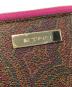 中古・古着 ETRO (エトロ) ペイズリー長財布 ブラウン×ピンク：8000円