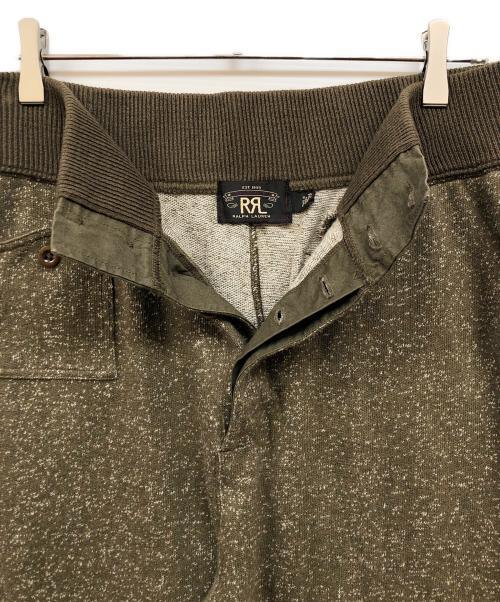 RRL（ダブルアールエル）RRL (ダブルアールエル) ミリタリーテイスト スウェットパンツ カーキ サイズ:Lの古着・服飾アイテム