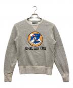 POLO COUNTRYポロカントリー）の古着「US-RL AIR CMD. クルーネックスウェット」｜グレー