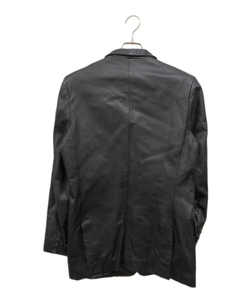 Paul Smith London（ポールスミスロンドン）Paul Smith London (ポールスミスロンドン) レザー3Bテーラードジャケット ブラック サイズ:Mの古着・服飾アイテム