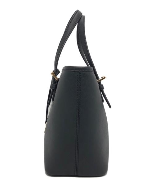 MICHAEL KORS（マイケル・コース）MICHAEL KORS (マイケル・コース) JET SET TRAVEL キャリーオール コンバーチブル トップジップ トート ブラックの古着・服飾アイテム