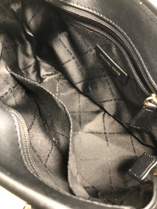 MICHAEL KORS（マイケル・コース）MICHAEL KORS (マイケル・コース) JET SET TRAVEL キャリーオール コンバーチブル トップジップ トート ブラックの古着・服飾アイテム