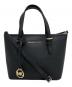 MICHAEL KORS（マイケル・コース）の古着「JET SET TRAVEL キャリーオール コンバーチブル トップジップ トート」｜ブラック