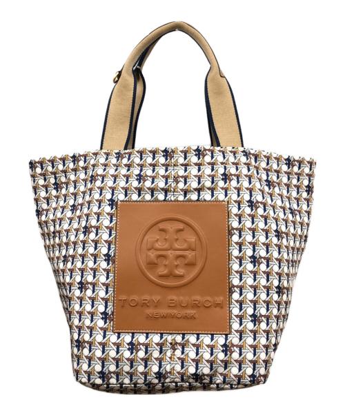 TORY BURCH（トリーバーチ）TORY BURCH (トリーバーチ) グレイシー トートバッグ ベージュの古着・服飾アイテム