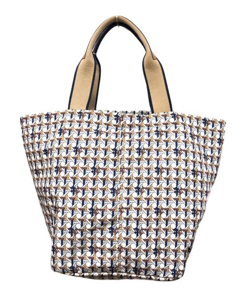 TORY BURCH（トリーバーチ）TORY BURCH (トリーバーチ) グレイシー トートバッグ ベージュの古着・服飾アイテム