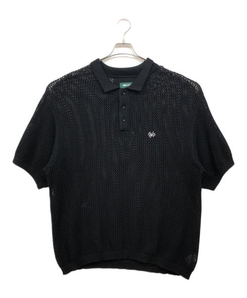 WIND AND SEA（ウィンダンシー）WIND AND SEA (ウィンダンシー) ニットポロシャツ ブラック サイズ:XLの古着・服飾アイテム