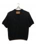 WIND AND SEA (ウィンダンシー) ニットポロシャツ ブラック サイズ:XL：6000円