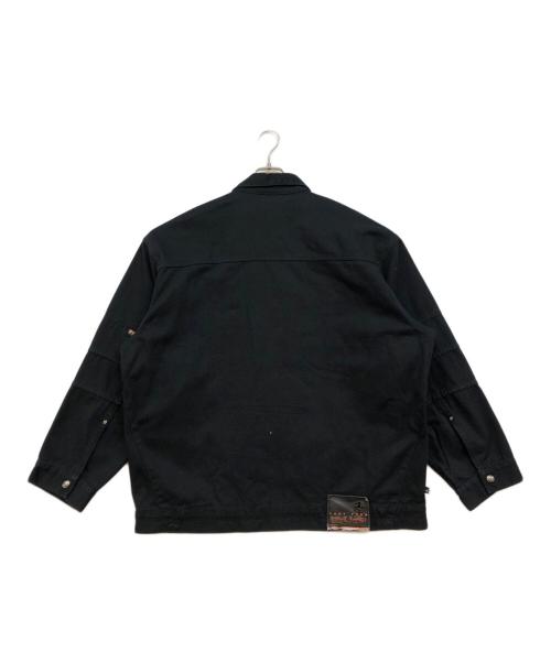 PHAT FARM（ファットファーム）PHAT FARM (ファットファーム) ジップアップワークジャケット ブラック サイズ:XLの古着・服飾アイテム