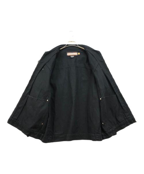 PHAT FARM（ファットファーム）PHAT FARM (ファットファーム) ジップアップワークジャケット ブラック サイズ:XLの古着・服飾アイテム