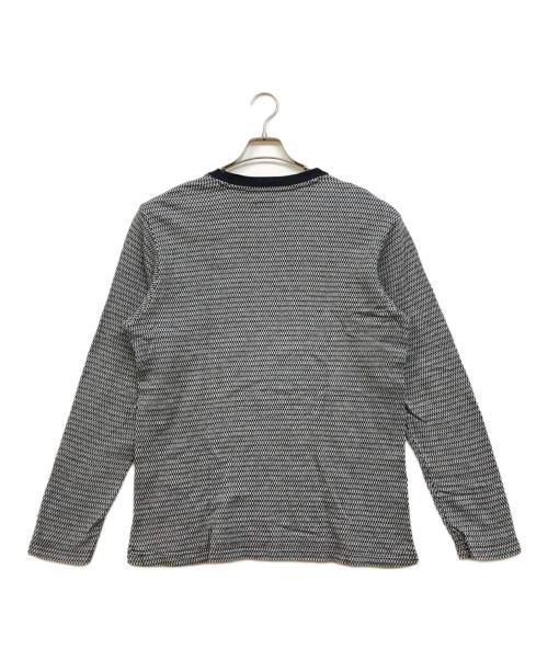 SUPREME（シュプリーム）Supreme (シュプリーム) JACQUARD CHECKER SWEATER グレー×ブラック サイズ:Mの古着・服飾アイテム