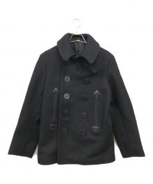 BUZZ RICKSON'S（バズリクソンズ）の古着「WILLIAM GIBSON COLLECTION Type BLACK PEA COAT」｜ネイビー