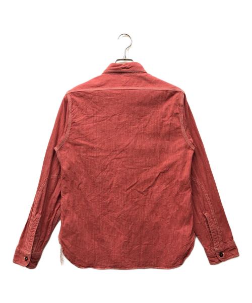 SUGAR CANE（シュガーケーン）SUGAR CANE (シュガーケーン) JEAN CORD WORK SHIRT レッド サイズ:Sの古着・服飾アイテム