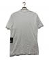 STONE ISLAND (ストーンアイランド) ロゴプリントtシャツ ホワイト サイズ:L：10000円