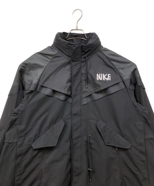 NIKE（ナイキ）NIKE (ナイキ) sacai (サカイ) Trench Jacket ブラック サイズ:Sの古着・服飾アイテム