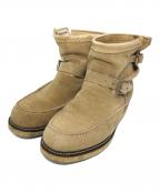 CHIPPEWAチペワ）の古着「ショートエンジニアブーツ」｜ベージュ