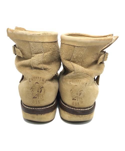 CHIPPEWA（チペワ）CHIPPEWA (チペワ) ショートエンジニアブーツ ベージュ サイズ:8　1/2の古着・服飾アイテム