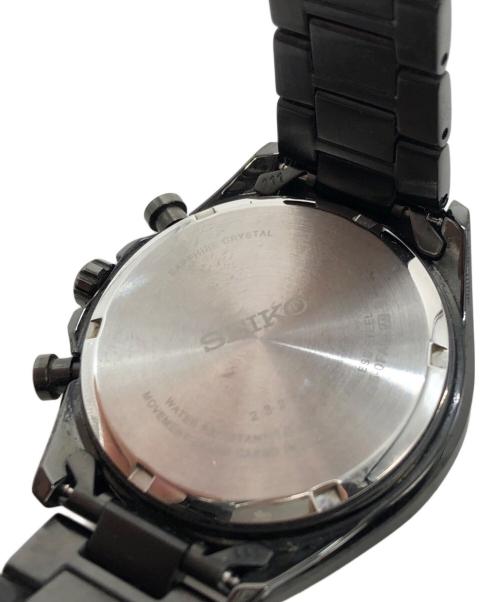 SEIKO（セイコー）SEIKO (セイコー) クロノグラフ ブラックの古着・服飾アイテム