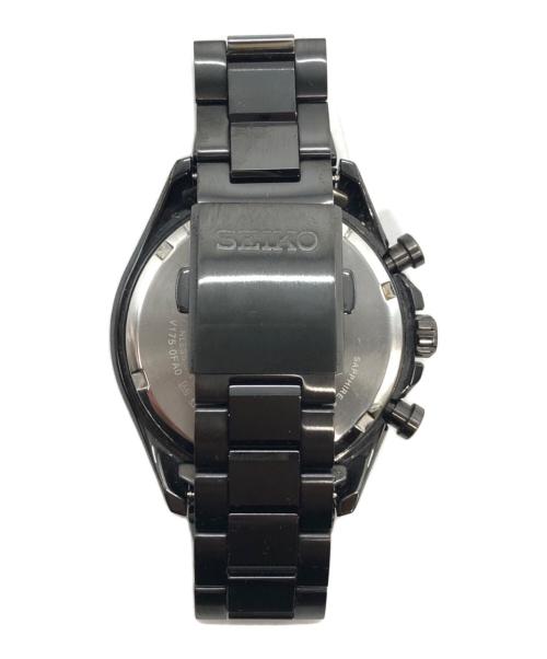 SEIKO（セイコー）SEIKO (セイコー) クロノグラフ ブラックの古着・服飾アイテム