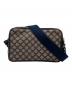 CELINE（セリーヌ）の古着「マカダム ショルダーバッグ」｜グレー×ブラック
