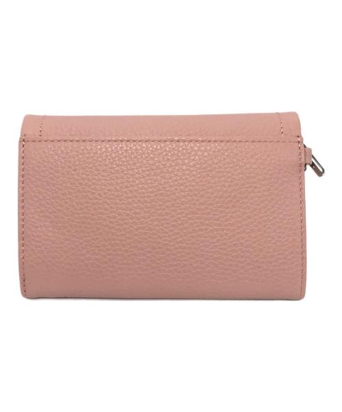 JILL STUART（ジルスチュアート）JILL STUART (ジルスチュアート) クルミボタン2つ折り財布 ピンクの古着・服飾アイテム