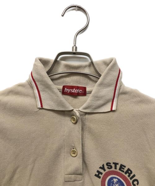 hysterics（ヒステリックス）hysterics (ヒステリックス) 鹿の子ポロシャツ ベージュ サイズ:FREEの古着・服飾アイテム